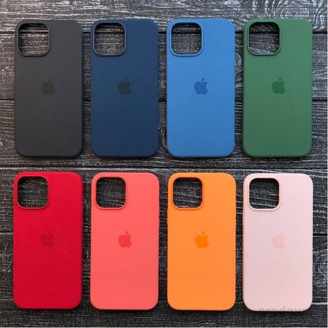 Чехол Apple silicone case SOFT touch iPhone 13 и 14 серии + MagSafe