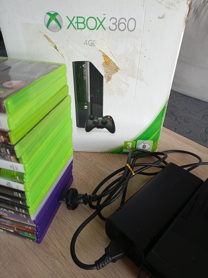 Xbox 360 konsola, Kinect, pad + gry