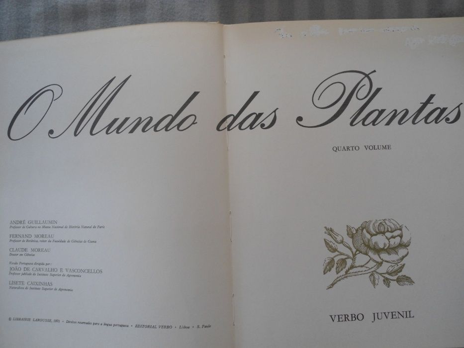 O Mundo das Plantas - Verbo Juvenil (1971/1972)