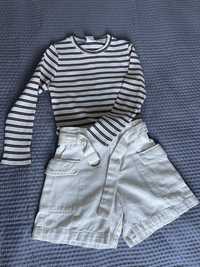 Spodenki + dwa tshirty Zara rozm. 134