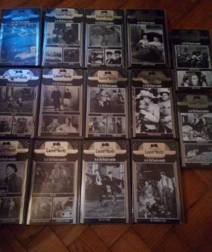 Bucha e Estica cassetes vhs laurel anda hardy  para colecionadores