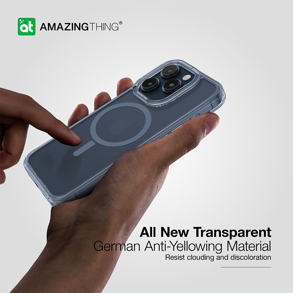 Amazing Thing Etui Minimal Magsafe Case Do Iphone 15 Pro Max Niebieski