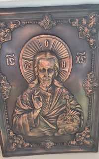 Старинная икона Иисуса Христа