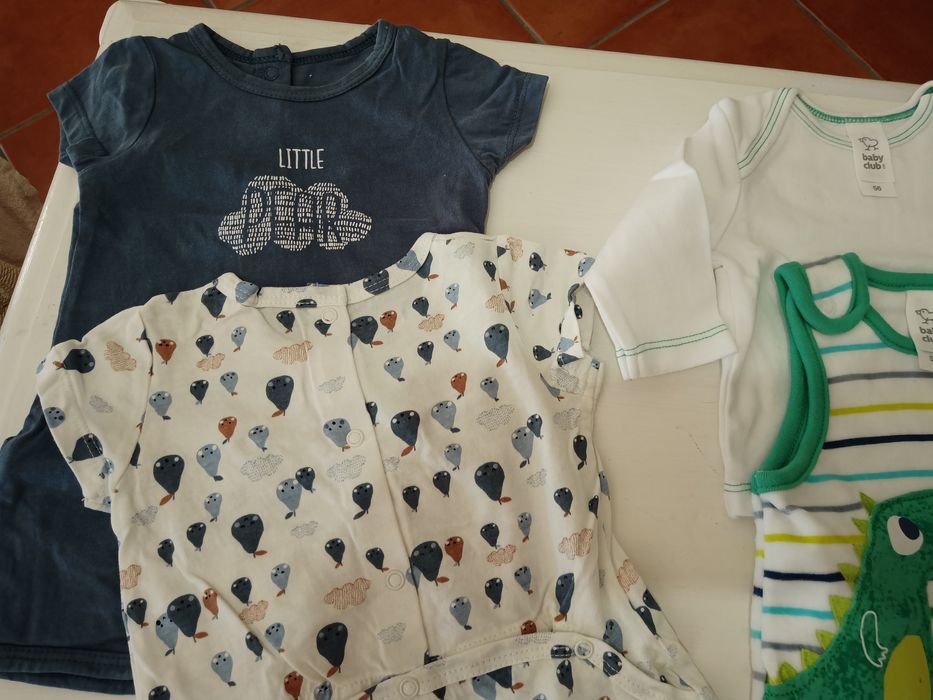 Lote roupa bebé 56-60cm