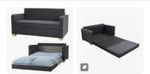 Ikea sofa Solsta z funkcją spania szara