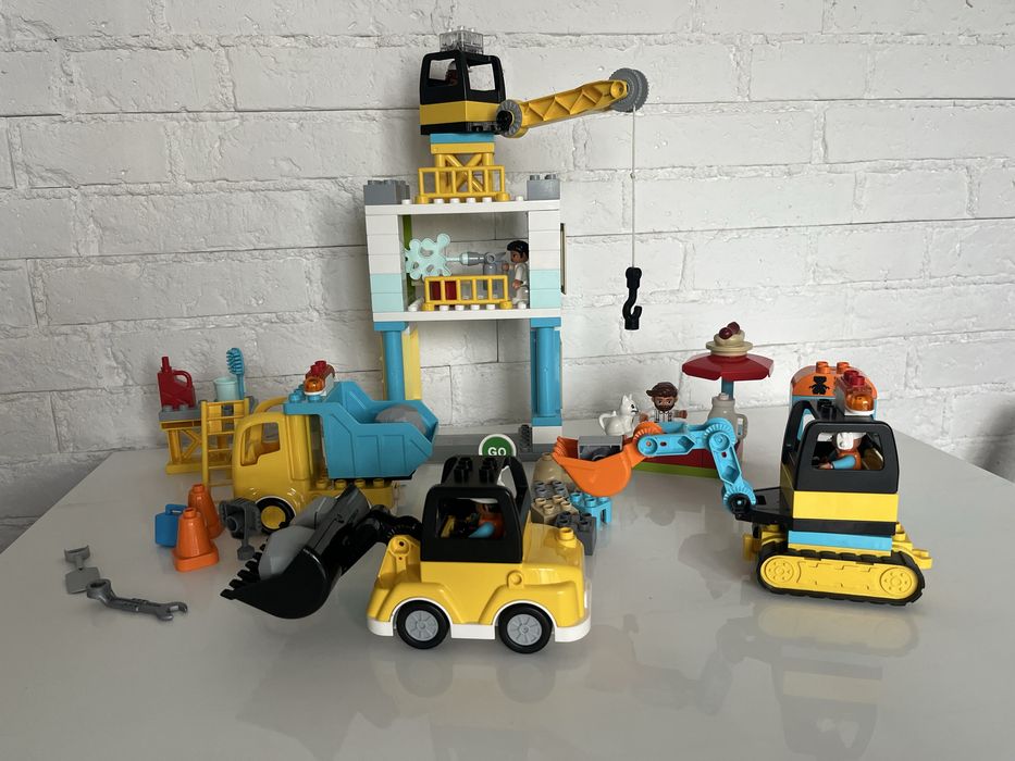 Lego duplo 10933 zuraw plus duzy plac budowy z