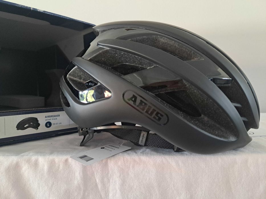 Kask rowerowy szosowy Abus AirBreaker Velvet Black L 59-61cm