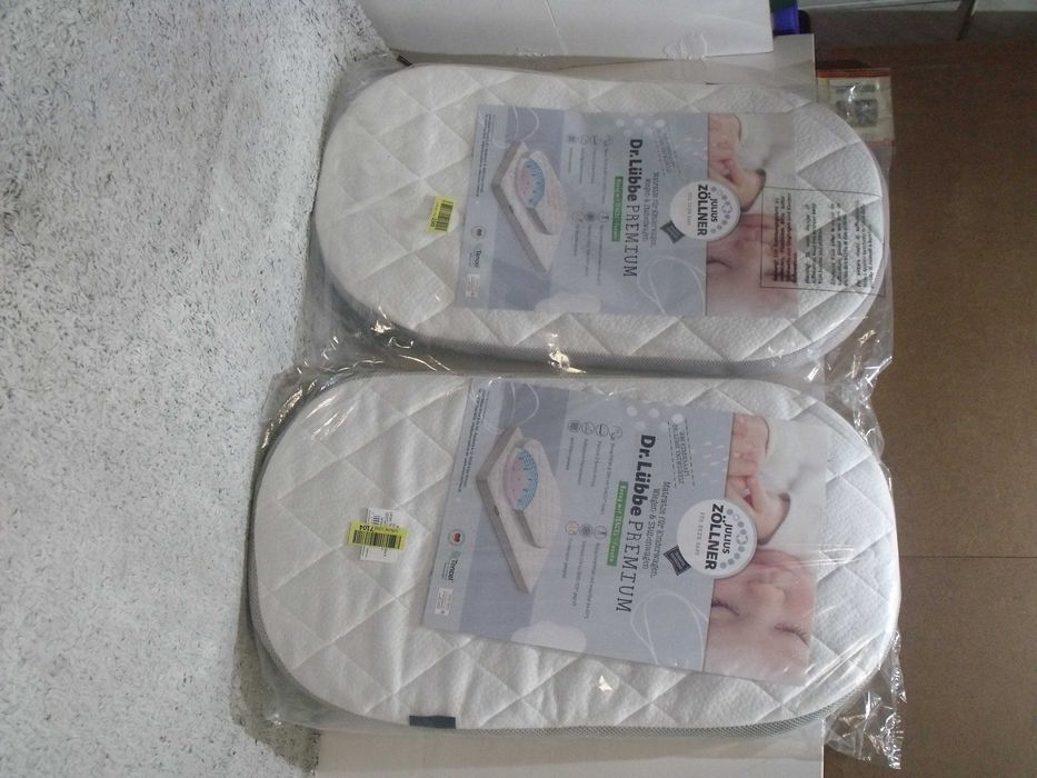 Materac do kosza mojżesza 75 x 40cm Julius Zöllner  NOWY