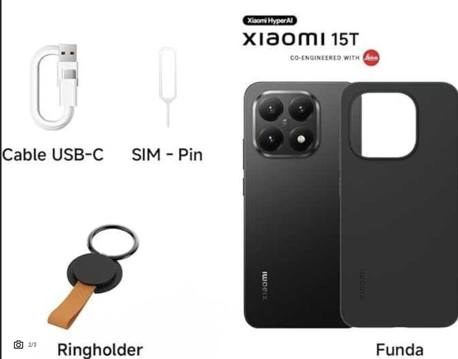 Xiaomi 15T 5G 6.83" Dual SIM 12GB/256GB Grey NOVO SELADO em caixa