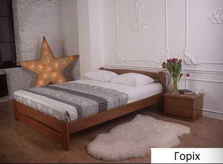 Ліжко Ейфорія з масиву дерева сосна.Кровать дерев"яна.Доставка