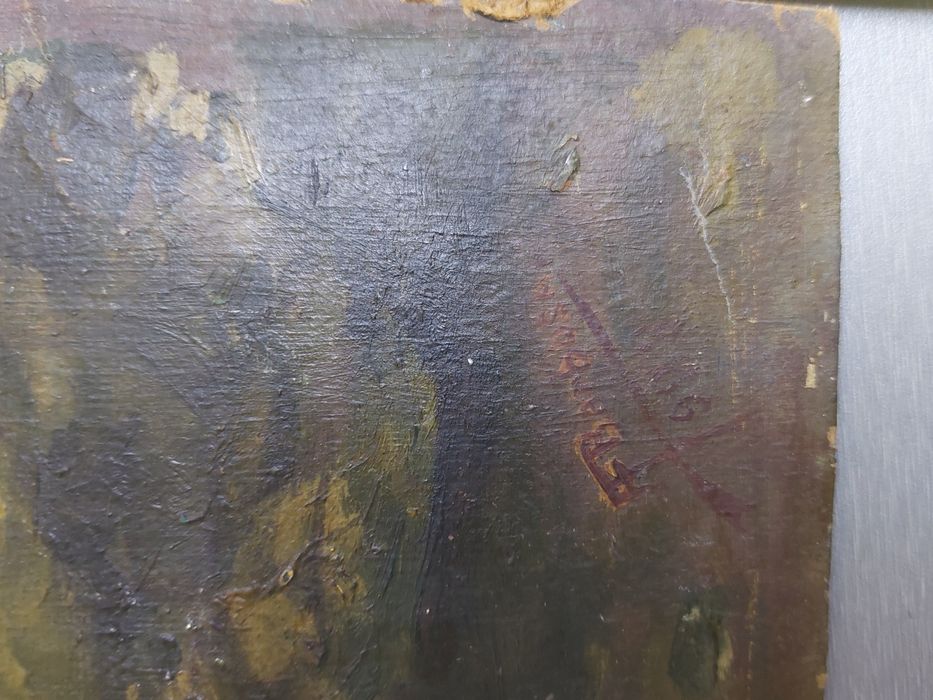 Quadro antigo a oleo