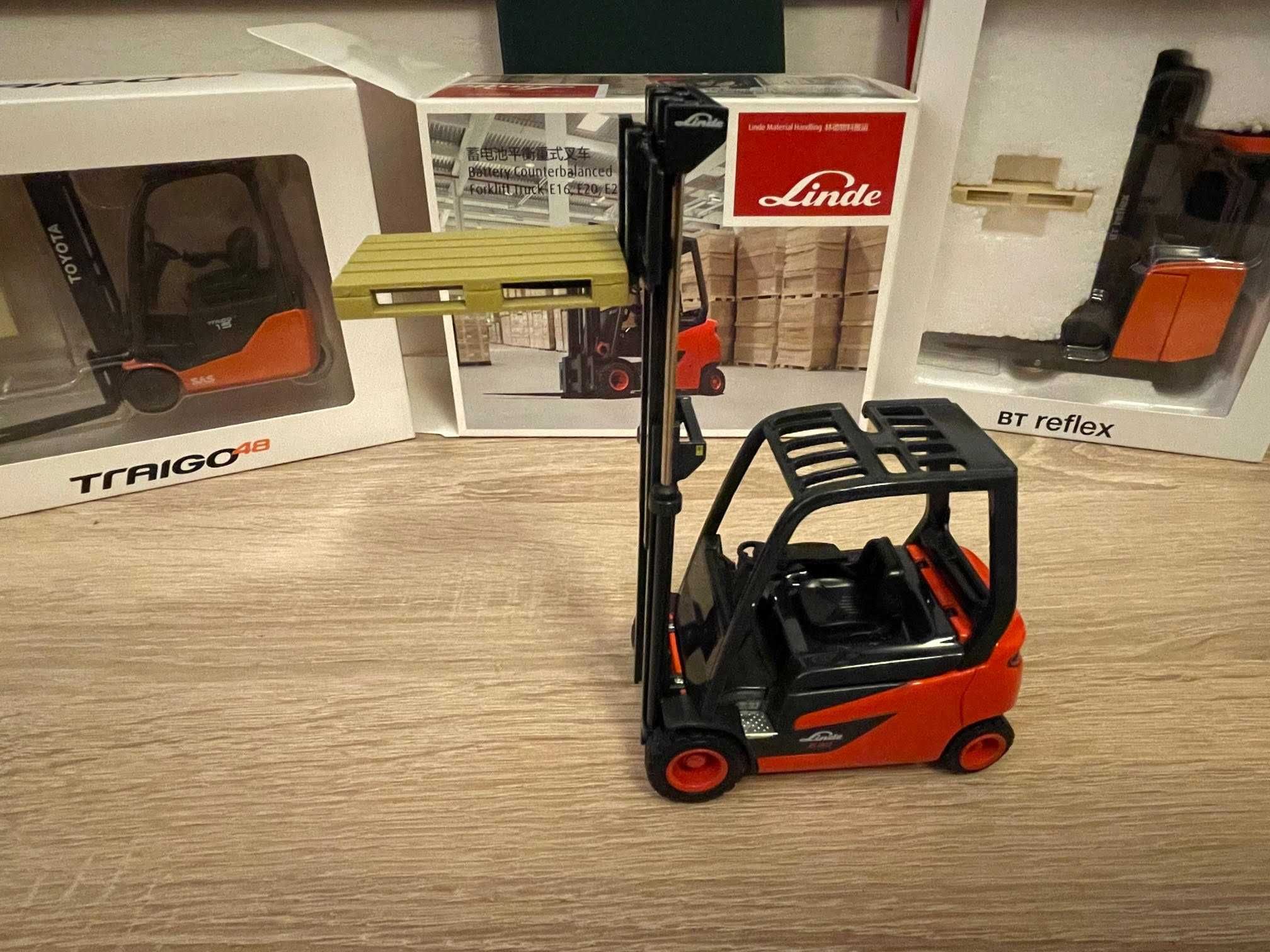 Model wózek widłowy Linde E30