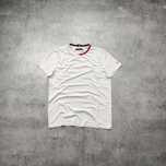 MĘSKA Koszulka PREMIUM Biała Kołnierzyk Bawełna Tommy Hilfiger Logo