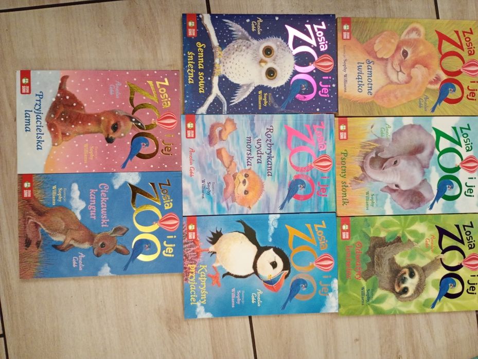 Zestaw książek z serii "Zosia i jej zoo"