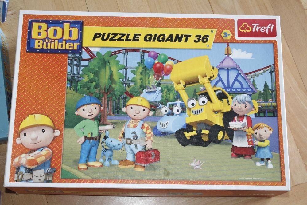 Puzzle Gigant Bob Budowniczy i ksiazeczki zestaw