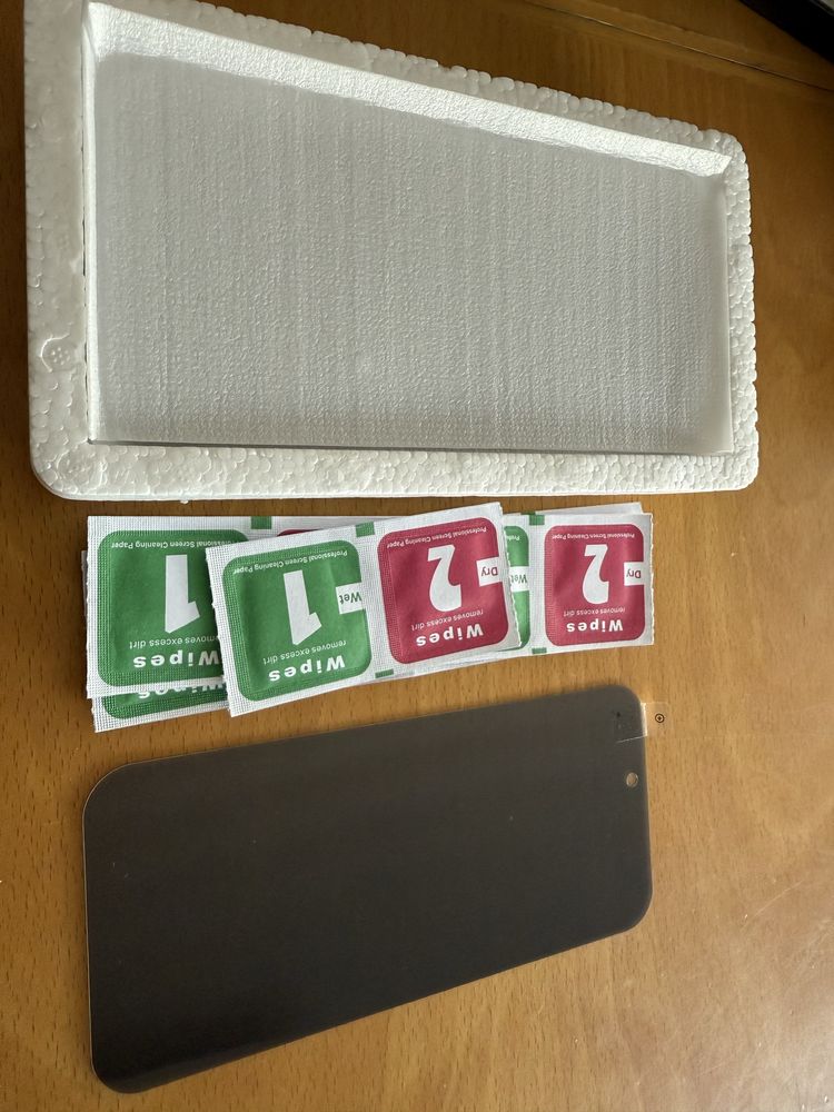 Conjunto 5 peliculas vidro iphone 16 pro max