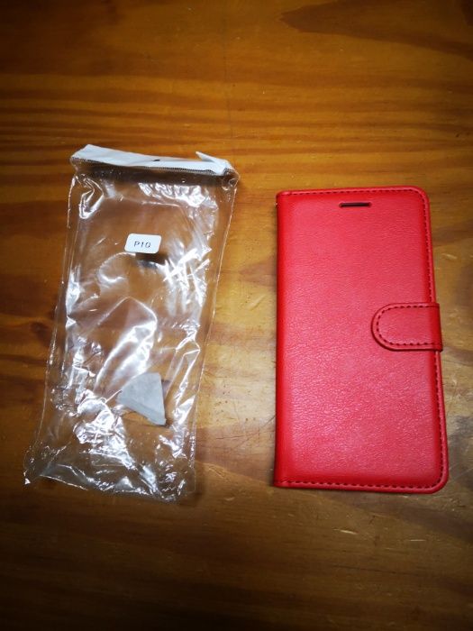 Huawei P10: Phone Case 360º Coverage, Magnetic Closure and Screen Protector Film64584834326018120