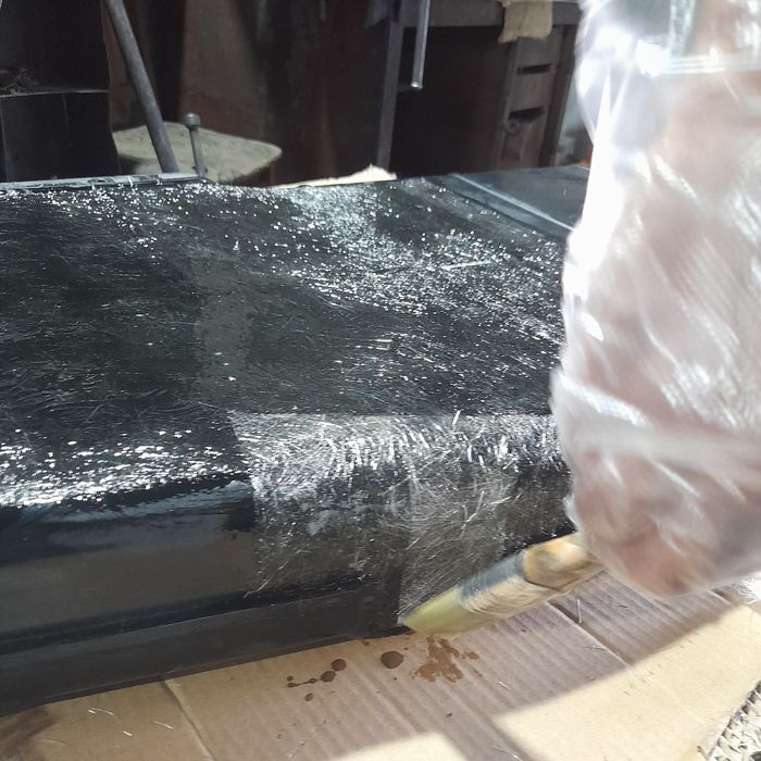 Ремонт бампера, пайка пластика, скловолокно, епоксидка