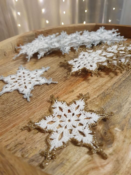 Śnieżynki na choinkę