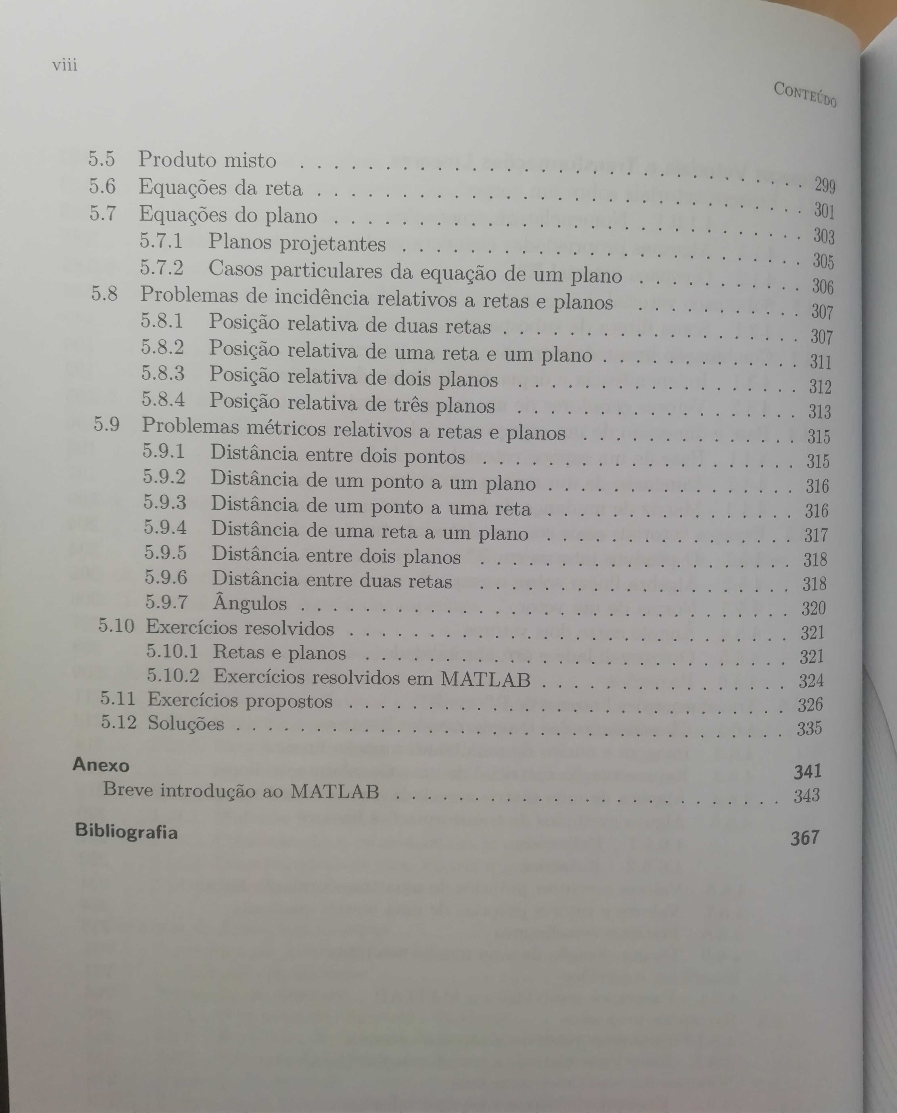 Livro de Álgebra Matricial como novo