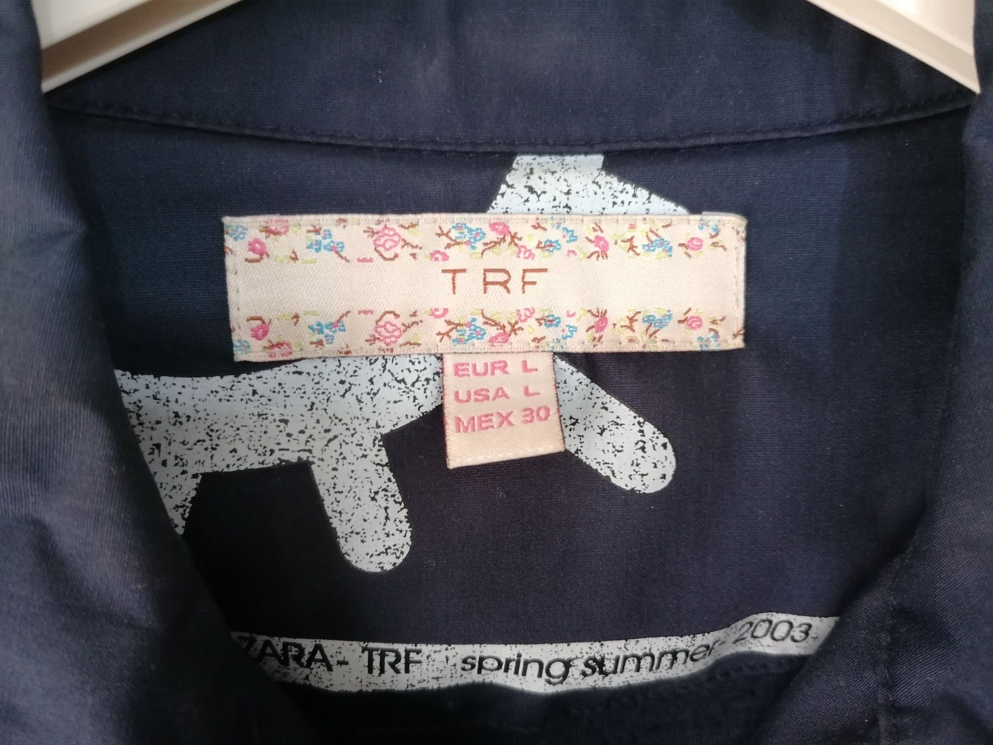 Parka Zara Azul marinho