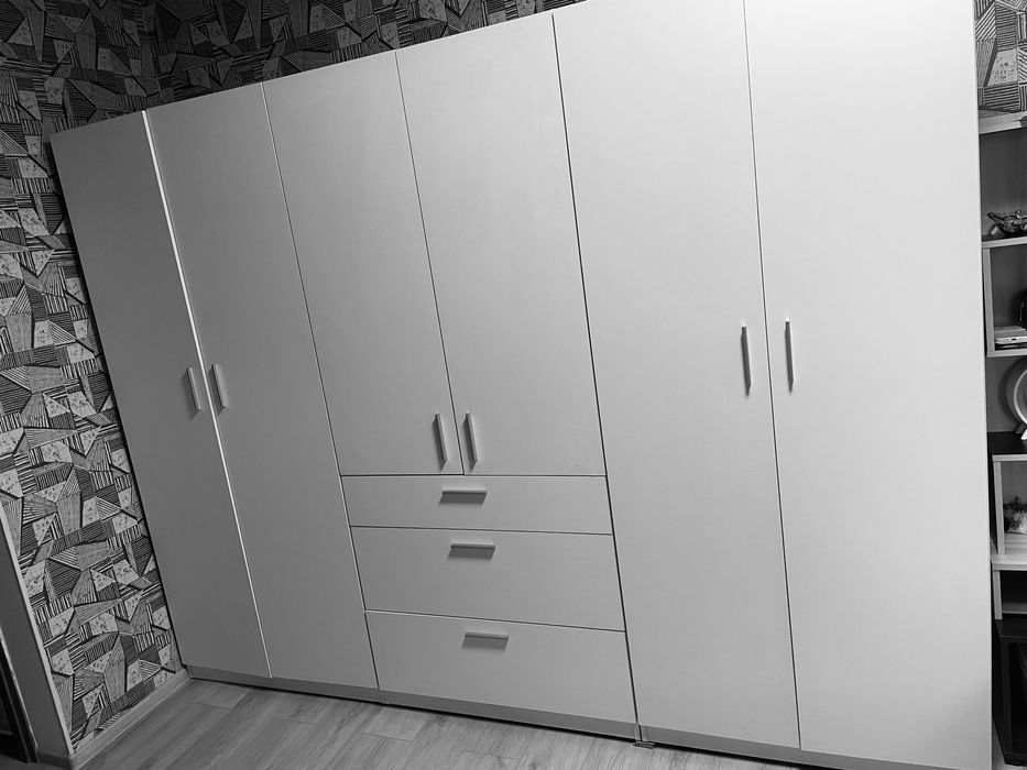 Габаритный шкаф шафа Modern матовый белый Matte White.