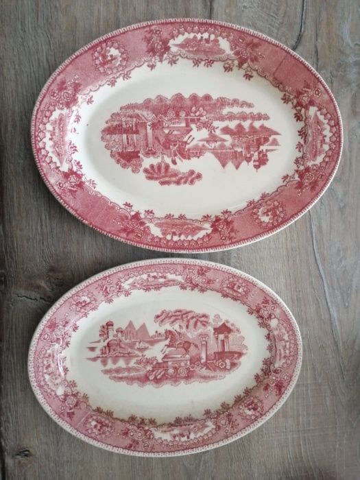 Faianças "Cavalinho" cor-de-rosa - Sacavém