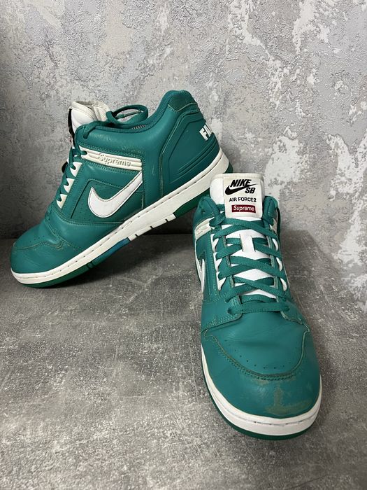 Кросівки шкіряні Nike SB Supreme Air Force 2 100% оригінал