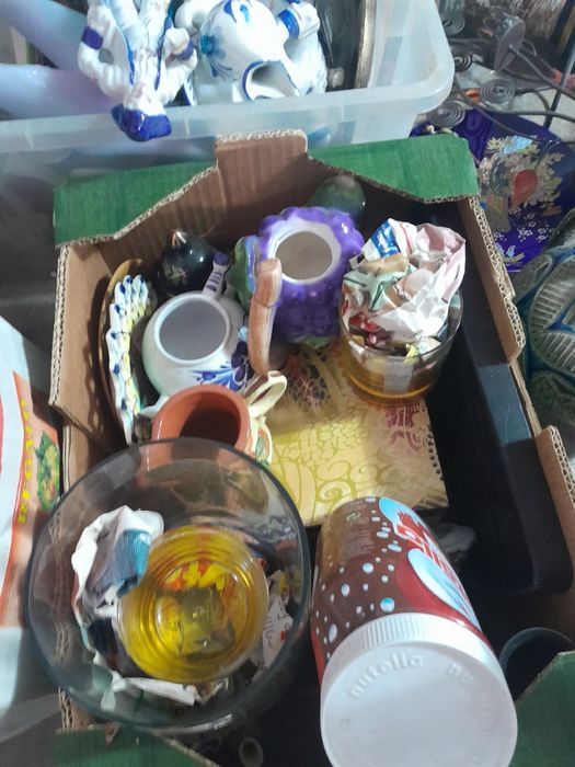 Lote de peças para decoração antigas revenda