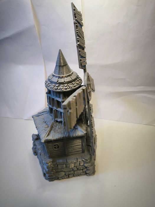 Wiatrak/młyn Diorama Makieta RPG