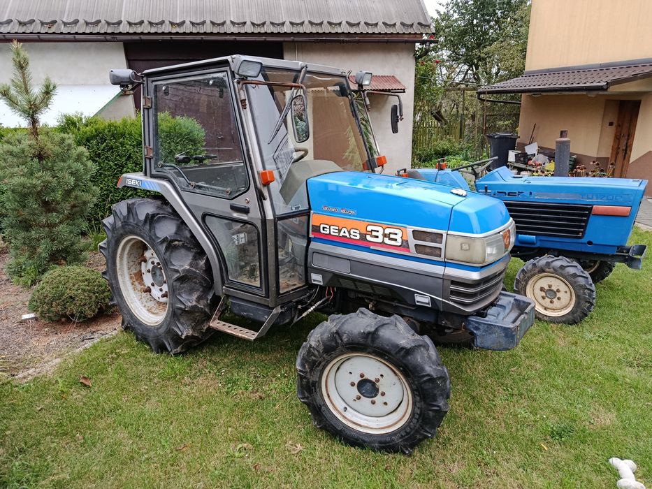 Traktor japoński Iseki Geas 33, 4x4, rewers, z kabiną, zarejestrowany