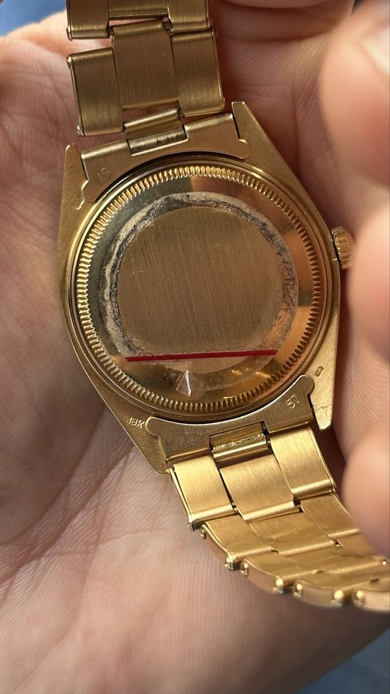 Rolex Oyster Perpetual Date - 18k - COMO NOVO