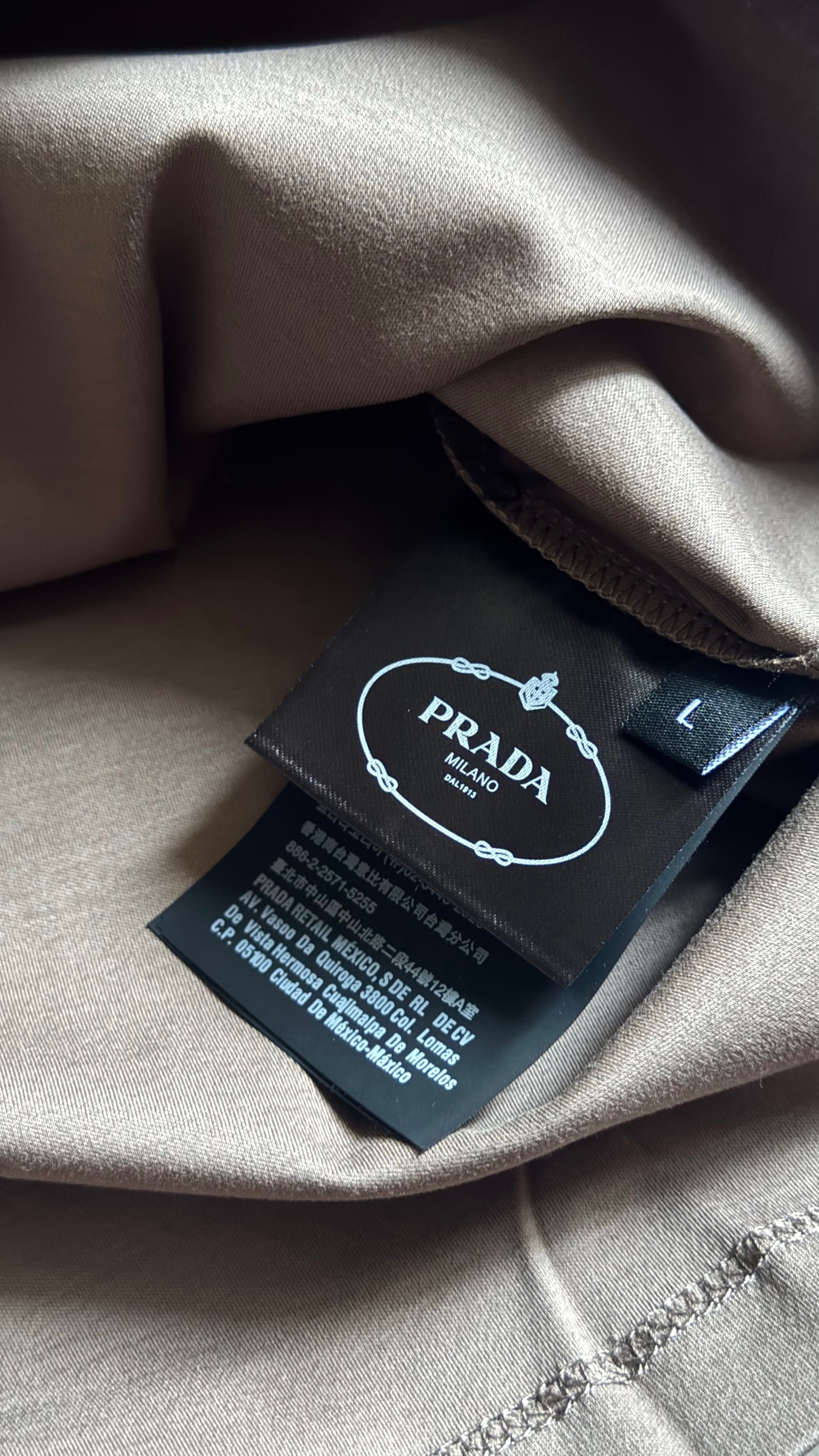 Класичний Лонгслів кофта поло prada
