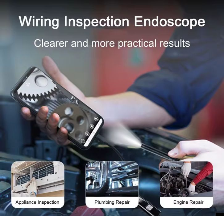 Камера ендоскоп Type-C з підсвіткою, кабель 2м., діаметр 5.5 мм