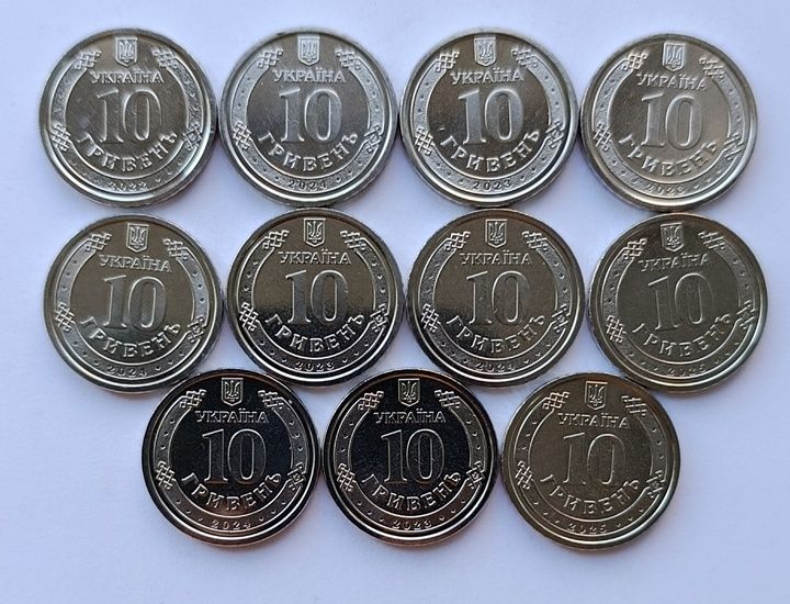 Колекція монет України присвячених ЗСУ(11шт)