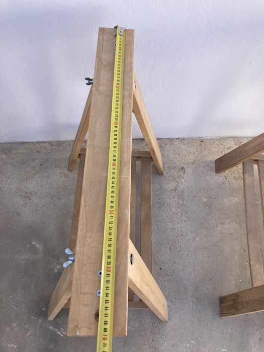 Conjunto 2 cavaletes Ikea madeira
