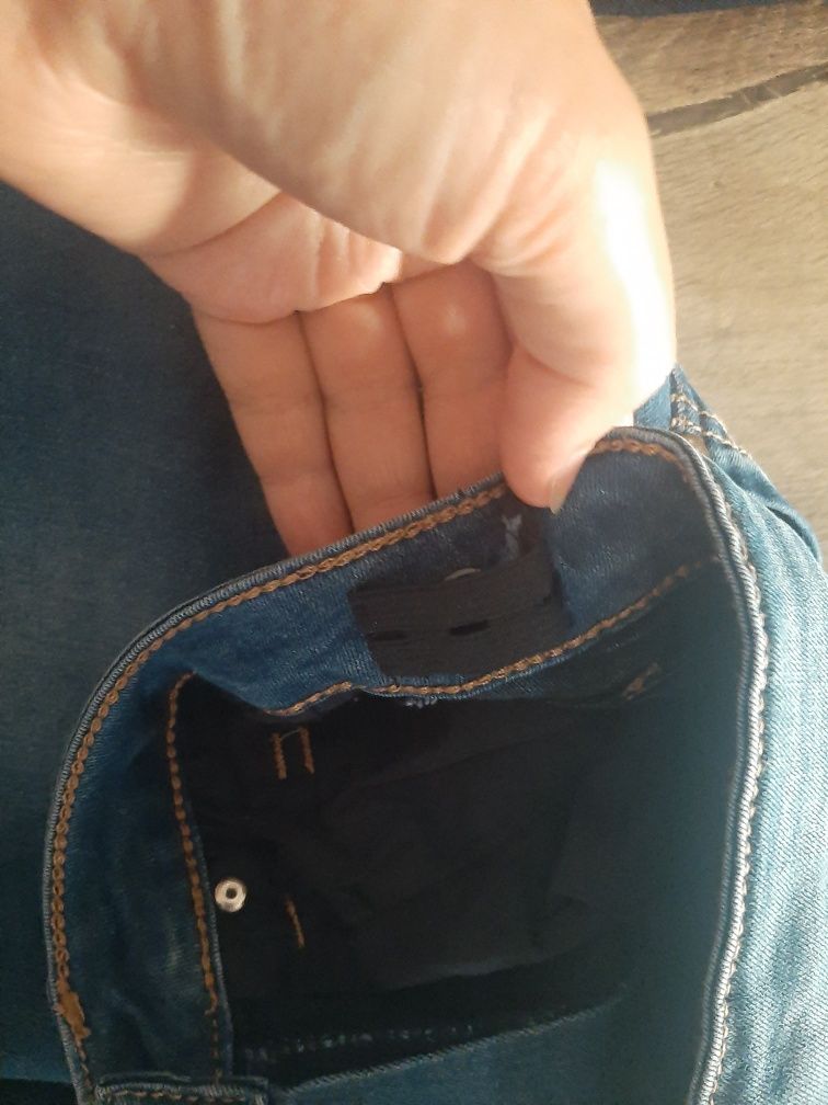 Zestaw spodnie jeansowe rurki skinny dziewczęce george 152 158