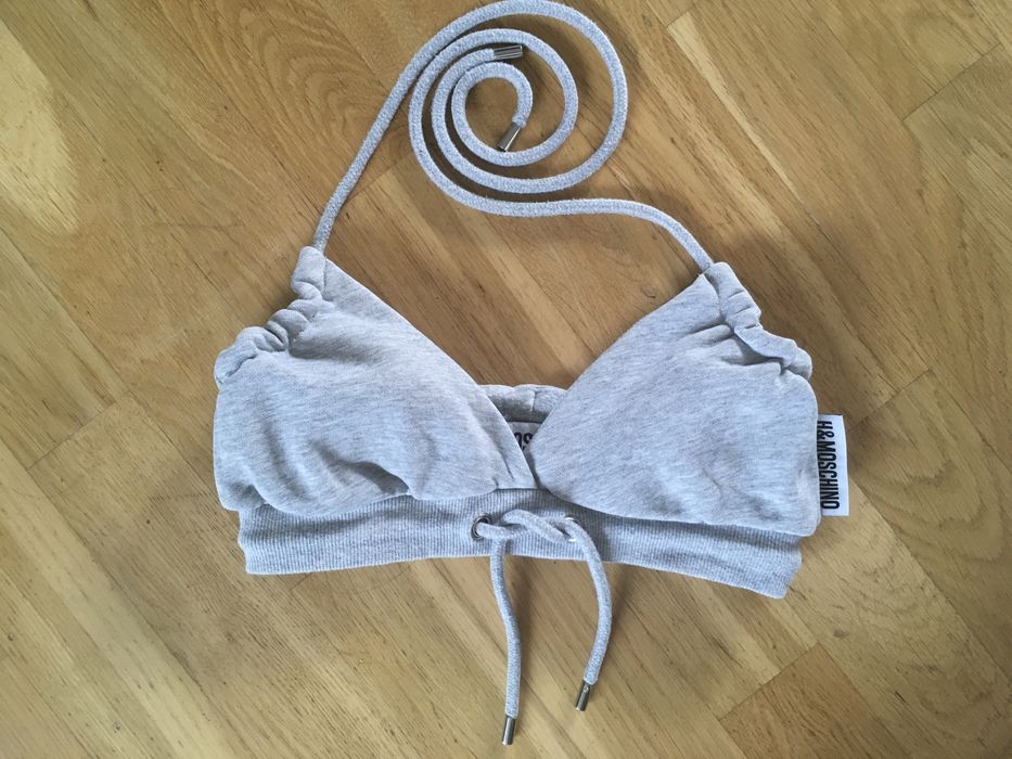 Stanik/ Top szary LOVE MOSCHINO r.34 XS