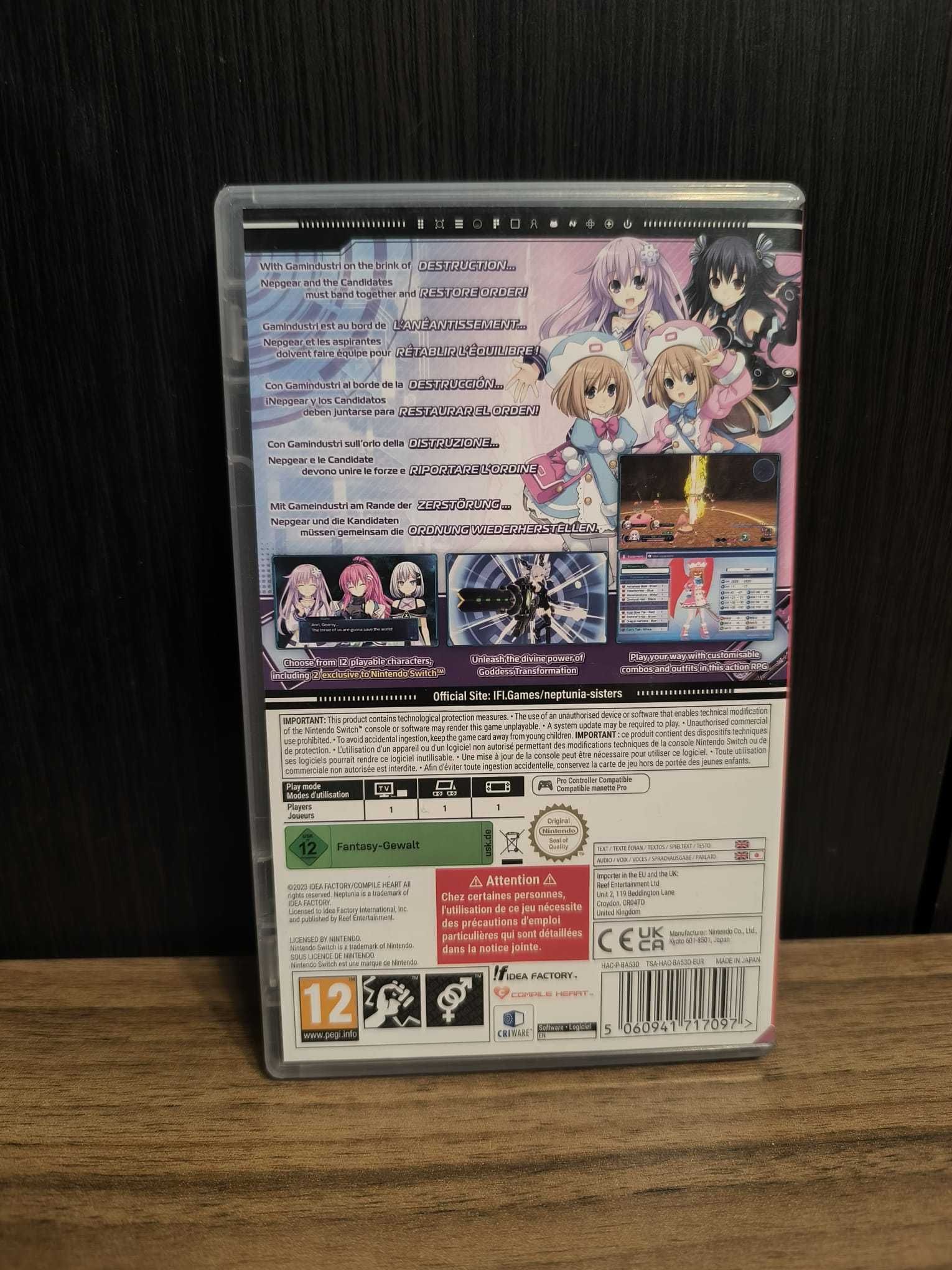 Gra NS Neptunia Sisters Vs Sisters - Zamiana na grę Switch - Łódź