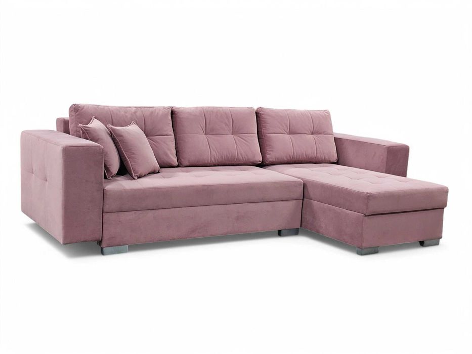 Rozkładany narożnik. Funkcja spania. Sprężyny. 2 pojemniki na pościel