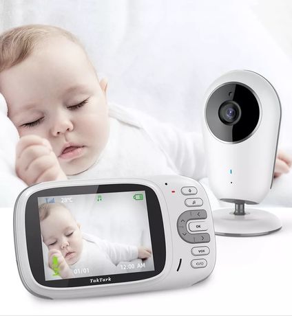 Intercomunicador / Monitor de bebé Vídeo com ecrã de 3,2" — Novo