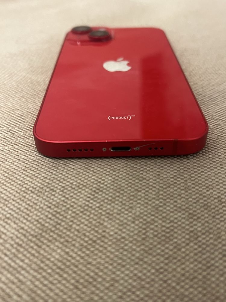 Iphone 14 Red 128 gb c/pelicula capa e protecao de camera