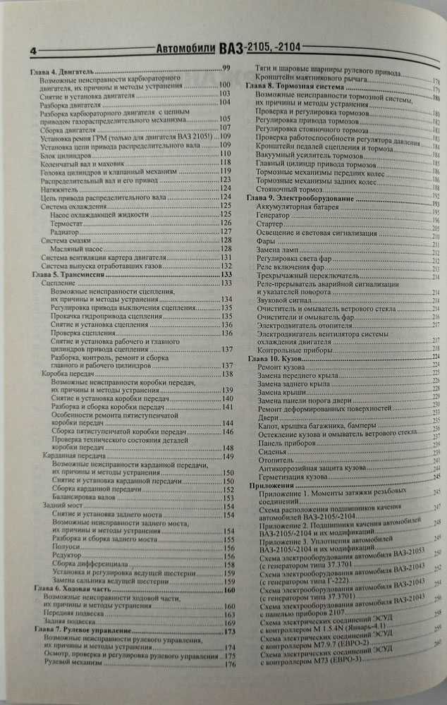 Книга по ремонту ВАЗ-2104, ВАЗ -2105 и их модификации