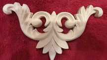 Ornament z drewna kolor surowe drewno 13x7cm