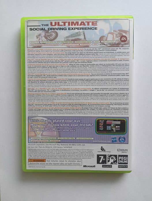 Xbox 360 Burnout Paradise Bundle Copy