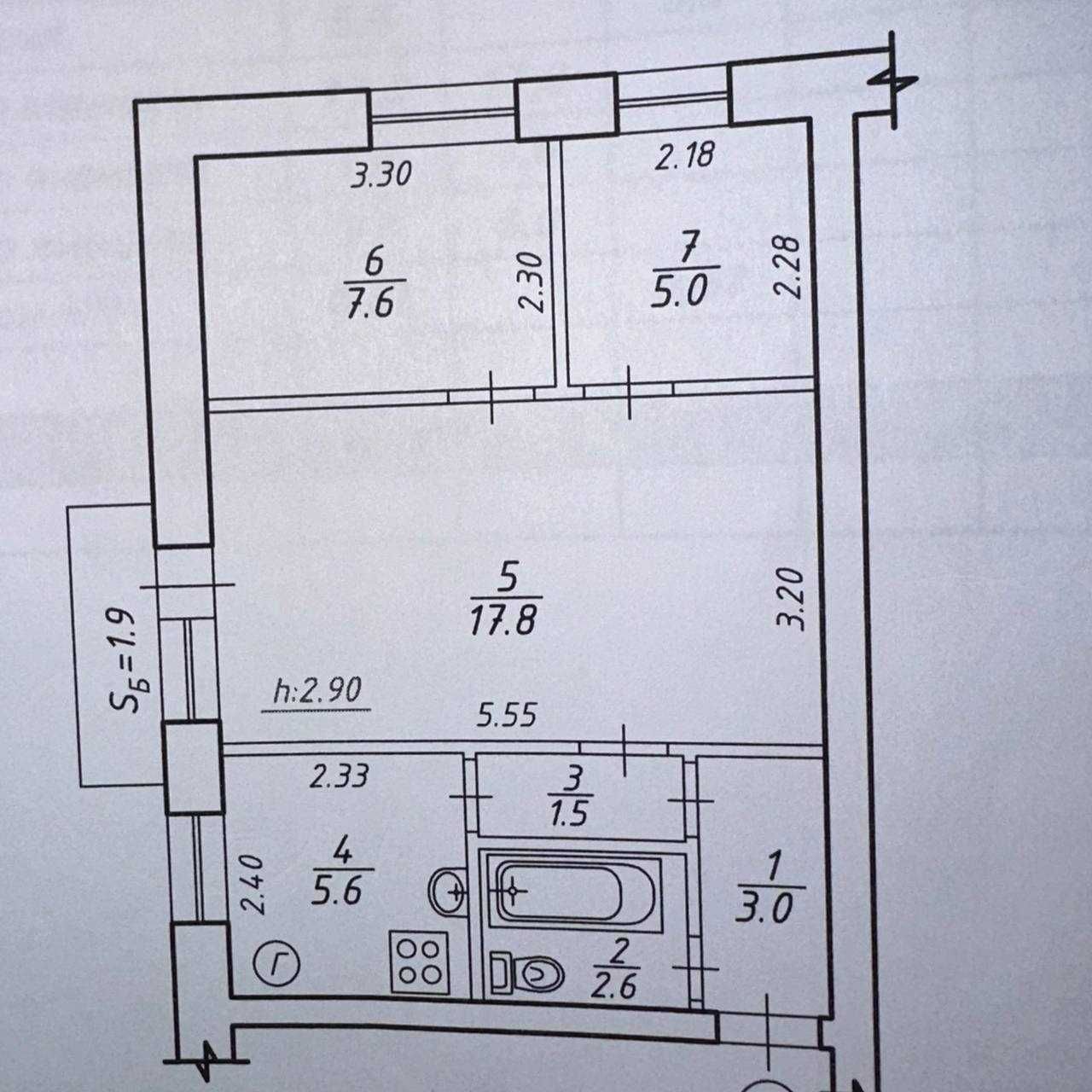 Продаж квартири в ЦЕНТРІ. Автономне опалення