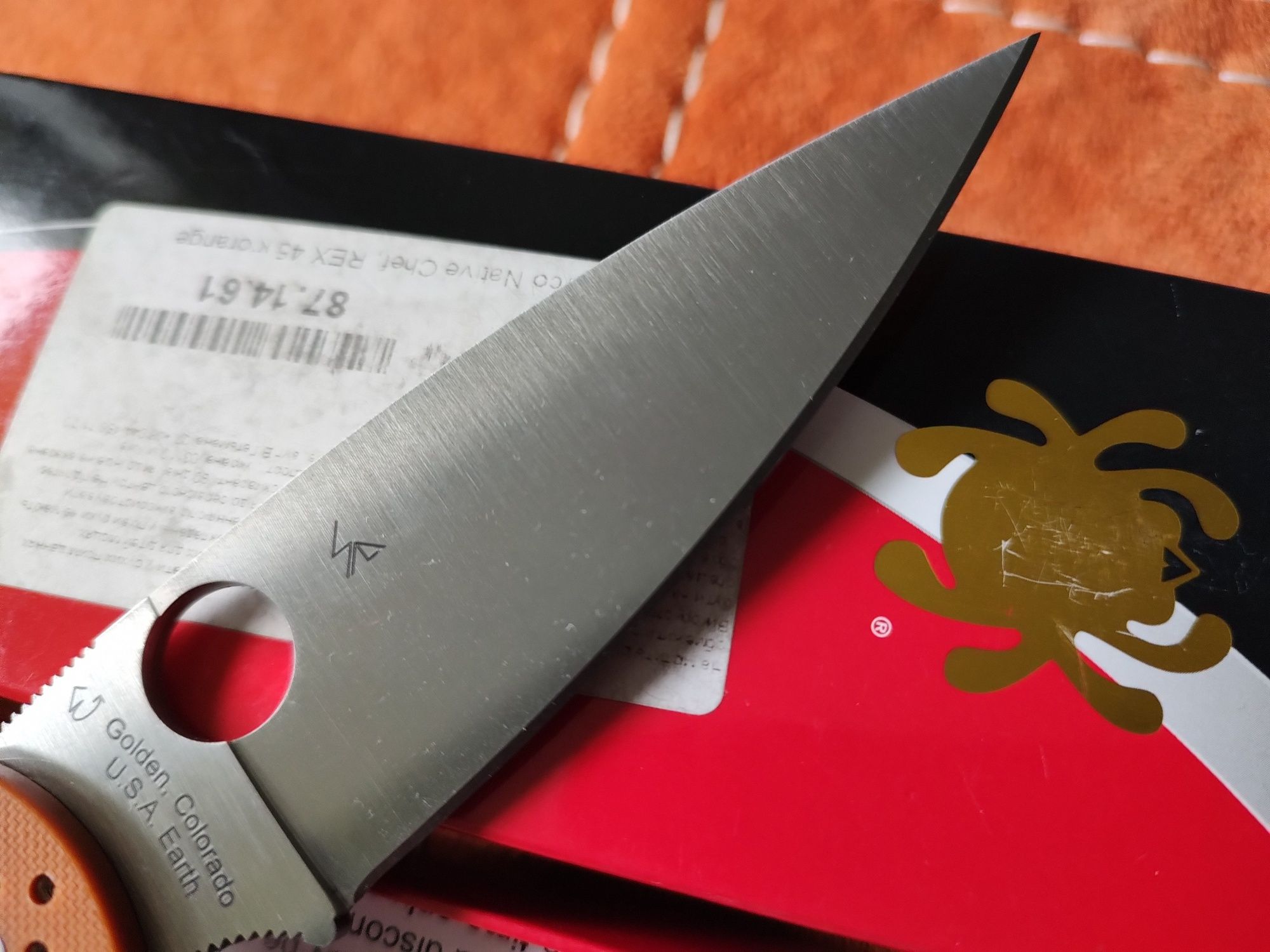 Spyderco Native Chief REX 45 Orange