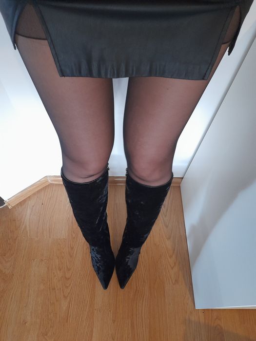 Kozaki wysokie szpilki