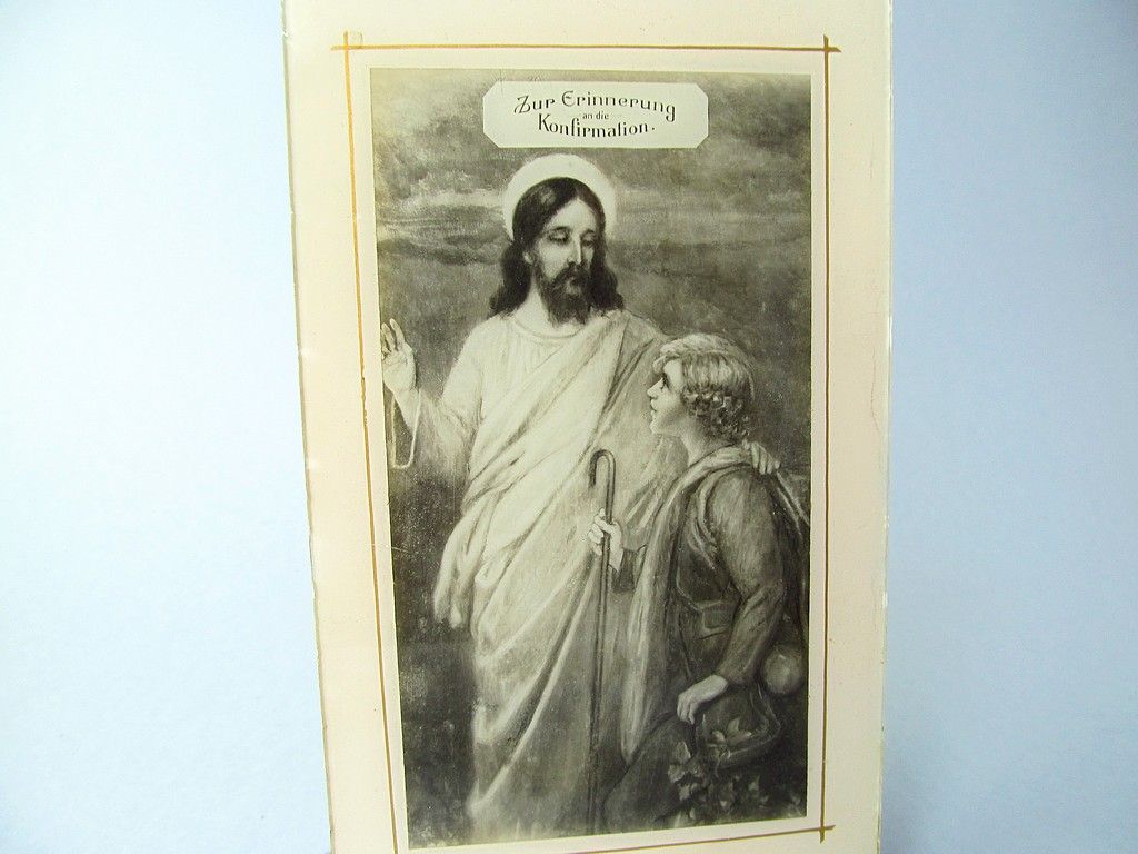 1910 obrazek pamiątka komunii jezus