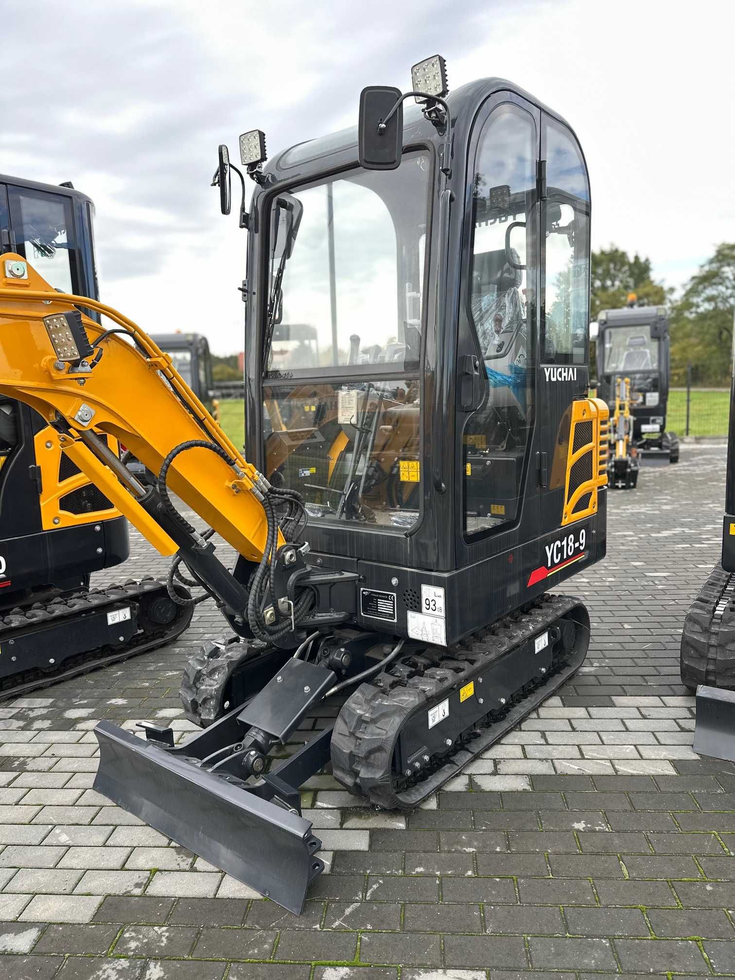 Mini koparka NEX YUCHAI YC18-9 - 1800kg Yanmar 3tnv76